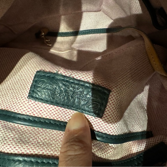 Dooney & Bourke Vintage Rare Pebble Grain Leather Large Hobo Hunter Sac West - Picture 15 of 15